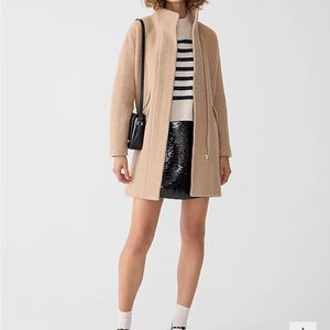 J. Crew cocoon wool-blend coat